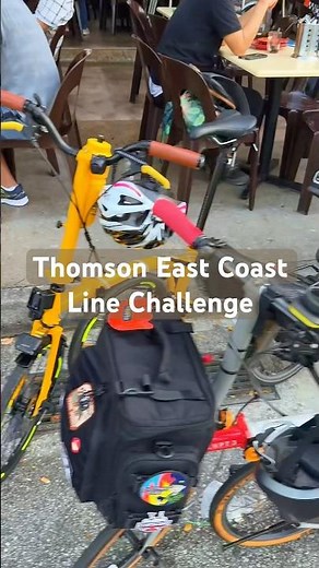 20 stations of Thomson East Coast MRT line challenge.