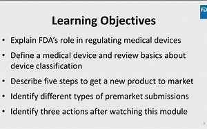 CDRH_01_An introduciton to FDA's regulation of medical device