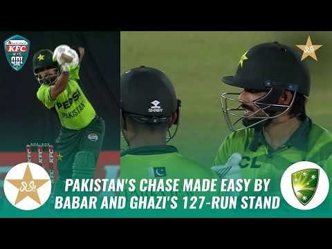 Babar Azam & Ghazi Ghori Partnership Powers Pakistan To Victory🏏| #PAKvAUS Match 1 | ODI Series 2026