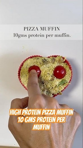 High Protein Pizza Muffin | Vegan | Gluten Free Snack