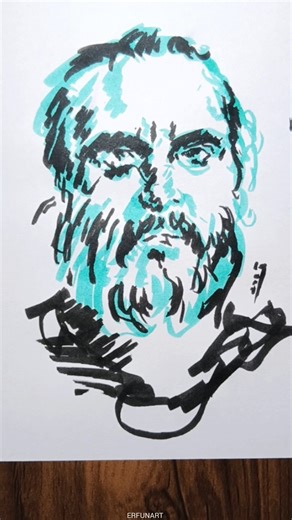 #101 Drawing With Marker #sketchdaily #dailydrawing #markerart #marker #short