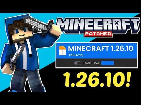 Download Minecraft 1.26.10.4 Patch Apk // Mcpe 1.26.10 Patch Apk // Descargar Minecraft 26.10 Patch