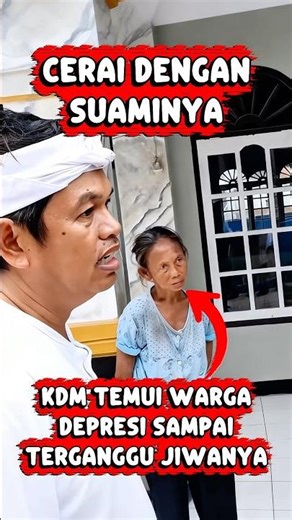 Dedi Mulyadi meets residents with mental disorders #kdm