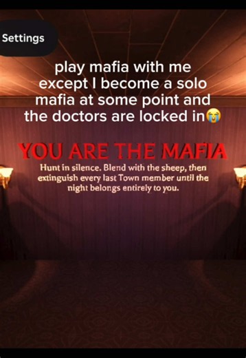 roblox mafia remade except I become solo mafia and both doctors are locked in😭💔 || #fyp #foryoupage #robloxmafia #roblox #mafiaremade