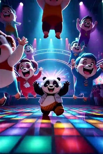 Cute Panda Dancing Sensation! 🐼💃 Ultimate Party Vibes & Epic Animation! #cartoon
