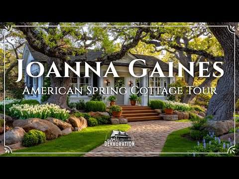 Joanna Gaines Inspired American Spring Cottage Tour | Rustic Farmhouse & Magnolia Table Decor Ideas