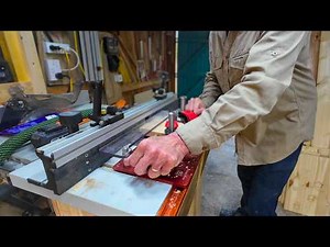 Enjoywood "Hooked on Wood" Router table Coping Sled by Banggood.