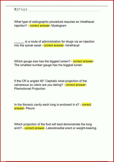 Arrt Practice Questions Updated Actual Exam With Correct Sol video