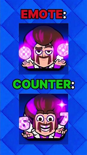 EMOTE vs GOON EMOTE in CLASH ROYALE #clashroyale #shorts #emotes