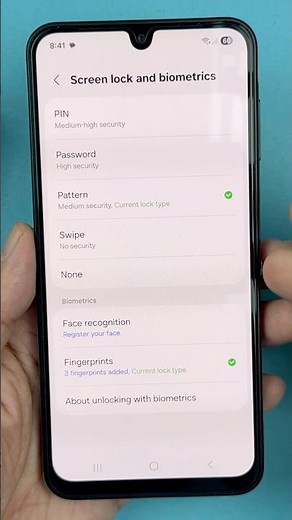 How To Setup Screen Lock On Samsung Galaxy A17 5G #samsung #galaxya175g #howto