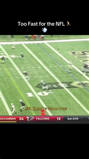 Too Fast for the NFL 🏃💨 | fastest run in nfl