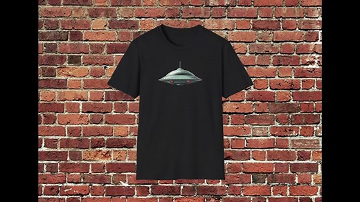 UFO T-Shirts: Unisex Styles in 16 Colors