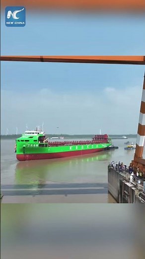 10,000-ton all-electric sea vessel sets sail from China's Jiangxi