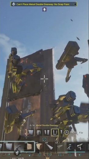 easiest way to build floating turrets #Ark ascended