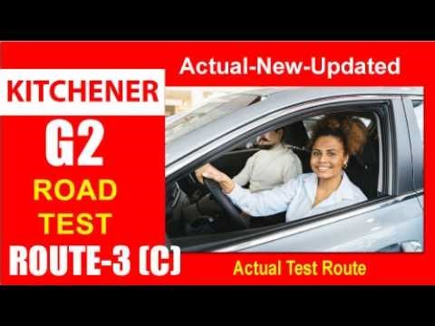 Kitchener G2 Road Test Route #3 | Actual Test Route + Tips to PASS!