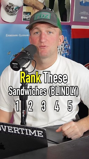 SANDWICH RANKING?? Did He Get It Right? #reels #ranking #food #meals #sandwich #blind | The Makeshift Project
