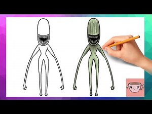 How To Draw Stick Spider from Zoonomaly | Easy Drawing Tutorial