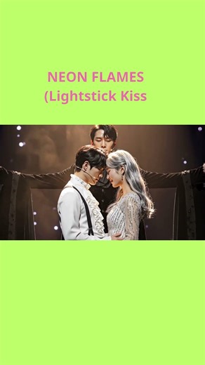 NEON FLAMES — Anime 3D K-Pop Idol MV Stadium Concert with Lightstick Kiss