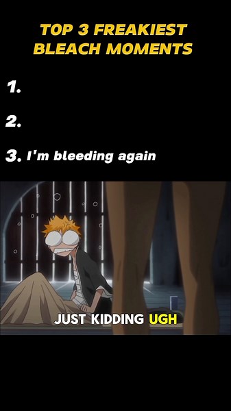 Freakiest bleach moments #anime #funny #bleach #funnymoments #bleachanime #animefunny