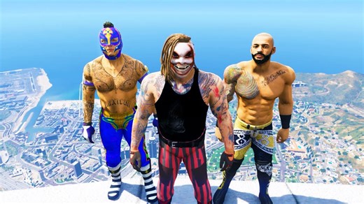 GTA 5 Extreme WWE Moments #21 (GTA V WWE Ragdolls and Wrestling)