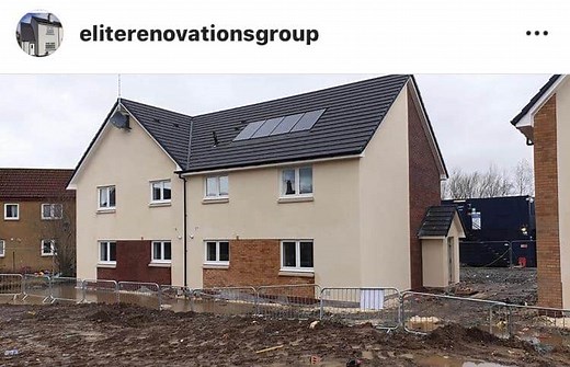 External Rendering Glasgow | House and Wall Render