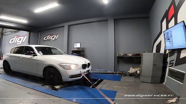 BMW F20 116D 115cv Reprogrammation Moteur @ 176cv Digiservices Paris 77 Dyno