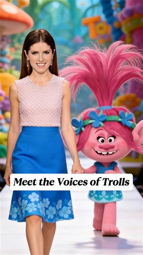 Meet the 7 Voices of Trolls #trolls #cast #shorts