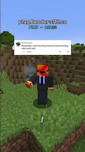 Easiest Way to Counter Blood Bending! #minecraft