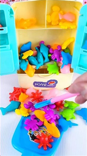 Satisfying with Unboxing & Review Miniature Fridge | ASMR Video no music #minitoys #toyhouse