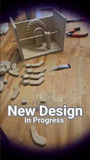 New Design in Progress #Automata #woodworking #crafting #handmade #design