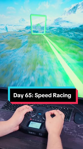 FPV Simulator Speed Run: Green Boxes & Ice