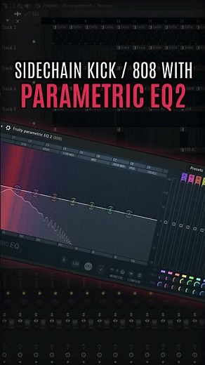 Pro Tip: Sidechain Your Kick to Parametric EQ 2 (Stock FL Studio Plugin Tutorial) #musicproduction