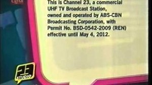 STUDIO 23 - Sign on and Sign off