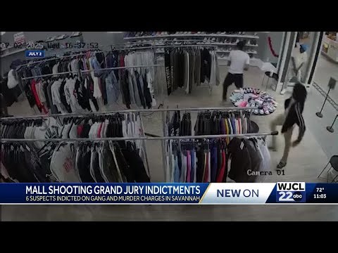 Savannah mall shooting suspects indicted for murder, gang activity