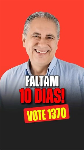 Faltam 10 dias! É hora de mobilização!
