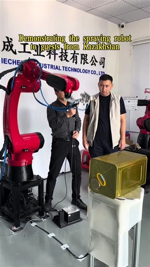Spraying robot#spray #robot #factory #industrial #industrialrobot