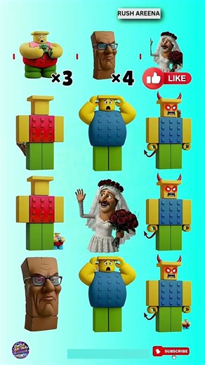 Find ODD Hamood Habibi Tower & Noobini Pizzarini & Sahur Edition 36 Odd One Out | #김프로 #유백합 #roblox