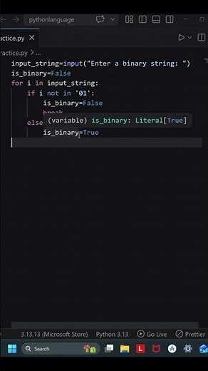73 Python Program to check a string is a binary string or not