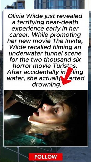 😱 Olivia Wilde Drowned Mid-Scene—And It’s Still In The Movie! 🎬 #viral #shorts #oliviarodrigo