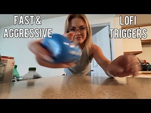 ASMR FAST & AGGRESSIVE RANDOM LOFI TRIGGERS AROUND MY APARTMENT💥 (LOOPED)