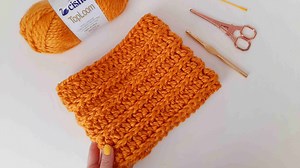 TUTORIAL GRATUITO: Cuello SÚPER FÁCIL y RÁPIDO a CROCHET - Mi Mediavareta