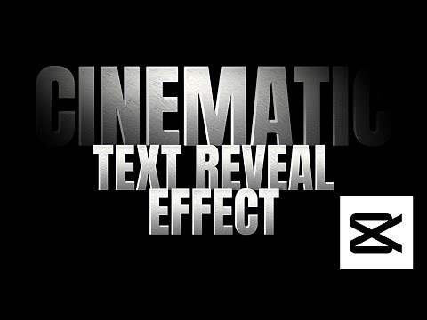 How To Make A Cinematic Text Reveal Effect In CapCut PC (Step by Step Tutorial Using Masking)