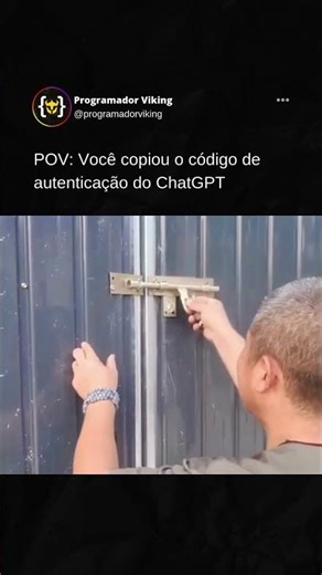 Ai não paizão #programador #vibecoding #chatgpt