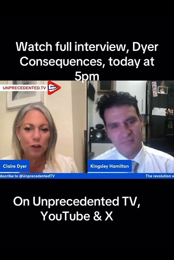 #unprecedented #tv #interview | Claire Dyer