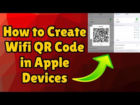 How to Create Wifi QR Code in iPhones | Wifi QR Code in Apple Devices