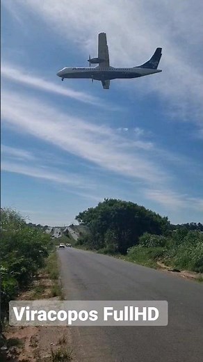 AZUL LINHAS AÉREAS - ATR 72-600 POUSO EM CAMPINAS VIRACOPOS VCP-SBKP