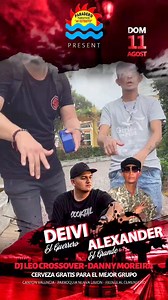 #Valencia #ParroquiaNuevaUnión PARADERO “MI ESTERITO” PRESENTA A DEIVI “EL GUERRERO” Y A ALEXANDER “EL GRANDE” ESTE DOMINGO 11 DE AGOSTO #GRATIS Ven a disfrutar de este feriado con toda tu familia y amigos de la mejor comida costeña y agua natural para bañarse a gusto. Y para disfrutar una tarde de concierto con música en vivo presentamos a #DeiviElGuerrero y #AlexanderElGrande con lo mejor de su música…!!! ENTRADA GRATUITA Y PREMIOS PARA EL GRUPO MÁS DIVERTIDO. Estamos ubicados en la vía a La M