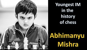 He learnt chess at the age of 2.5. He got his FIDE rating at the age of 5. He became an expert (US rating 2000) at the age of 7.5 He became a national master (US rating 2200) at age of 9.2. And here he is now as the youngest IM in the history of chess at the age of 10 years, 9 months and 3 days! Meet Abhimanyu Mishra, the amazing chess talent who is all set to break Karjakin's youngest GM record! Video: Sagar Shah Read full article on Abhimanyu: https://chessbase.in/news/Abhimanyu-Mishra-becomes