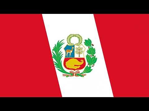 Historic Peruvian Flag Animation