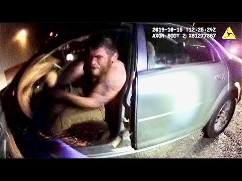 Man Fights Through Pepper Spray, Taser; Ends Up Stranded on Log in River